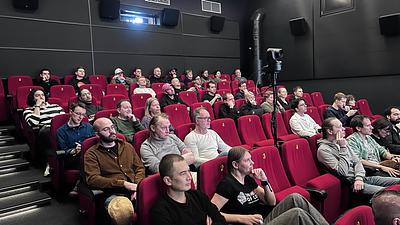 Attendees at the event