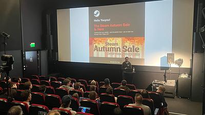 Youssef with a screenshot of Steam