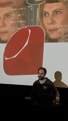 Youssef with a big Ruby