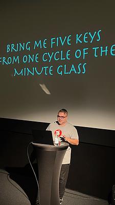 Louis: bring me five keys from one cycle of the minute glass